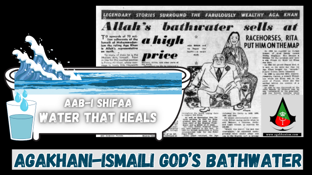 Australian Newspaper Covers Agakhani-Ismaili God’s Bathwater