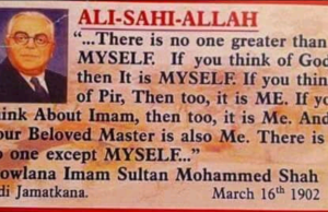 Aga Khan Tells His Followers: “If you consider me God, I am your God.”