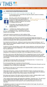 lawyer sued by aga khan